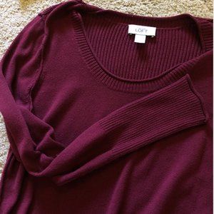 Red Loft Sweater- Medium